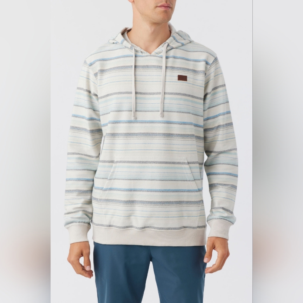 O'Neill Bavaro Stripe Pullover Fleece | Fog | | S |